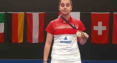 Erzincan'ın 'altın kızı' Aleyna Korkut gözünü olimpiyatlara dikti