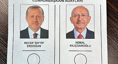 İşte ikinci turda kullanılacak oy pusulasının örneği
