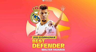 THY Euroleague'de yılın savunma oyuncusu Walter Tavares seçildi
