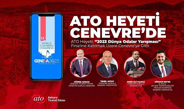 ATO Heyeti "ATONET" için Cenevre'de