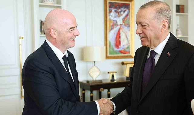 Cumhurbaşkanı Erdoğan, FIFA Başkanı Infantino ile görüştü