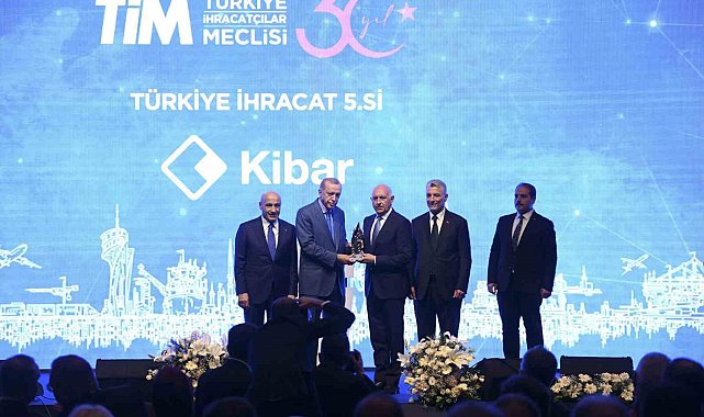 Kibar Holding'e TİM İhracat Ödülü
