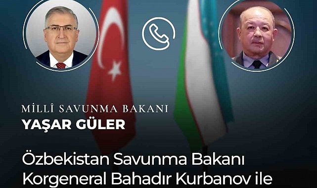 Milli Savunma Bakanı Güler Özbek mevkidaşı ile görüştü